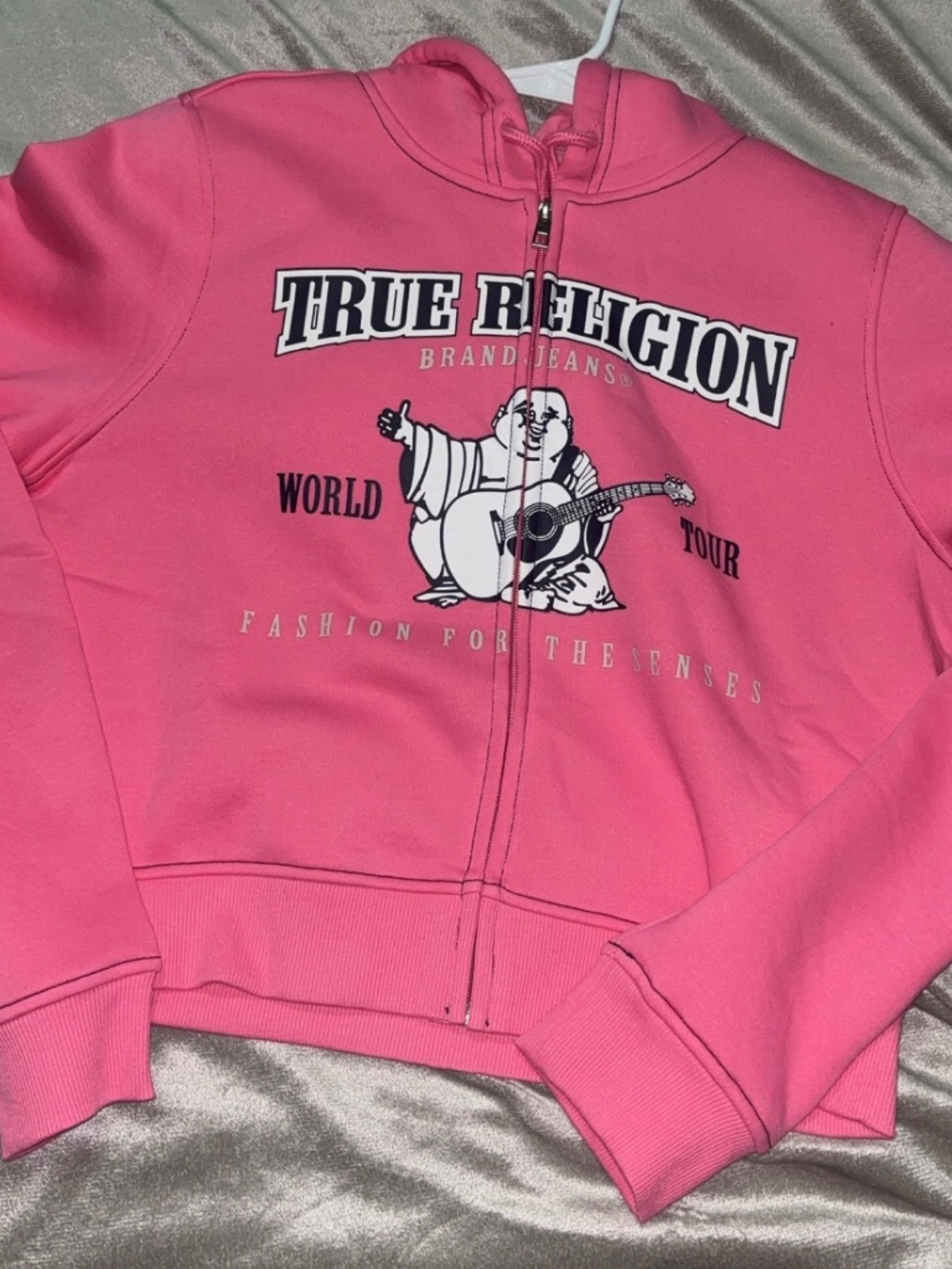 BNWT TRUE RELIGON TR Stitch shrunken hoodie